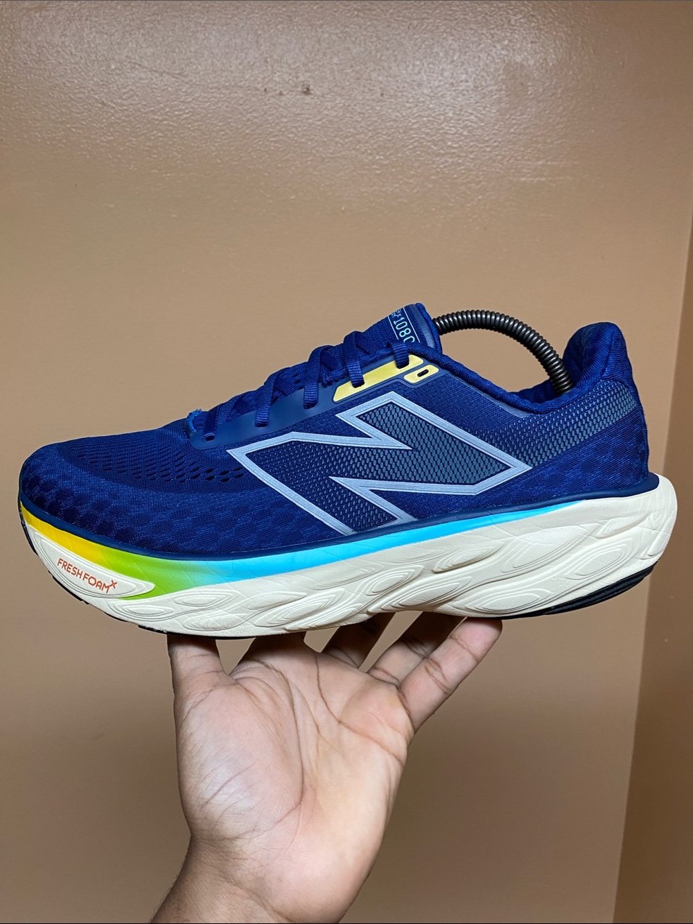 New Balance Fresh Foam X 1080v14 Men’s Running Sneakers "Inkwell Ginger Lemon" - Picture 6 of 17